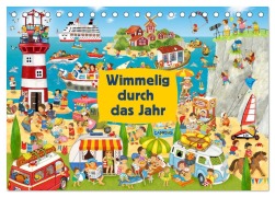 Cover-Bild zum Titel 'Wimmelig durch das Jahr (Tischkalender 2026 DIN A5 quer), CALVENDO Monatskalender' von 'Marion Krätschmer'