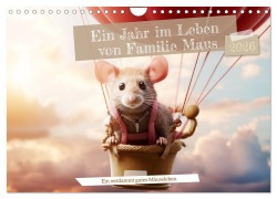 Cover-Bild zum Titel 'Ein Jahr im Leben von Familie Maus (Wandkalender 2026 DIN A4 quer), CALVENDO Monatskalender' von 'Daniela Tapper'
