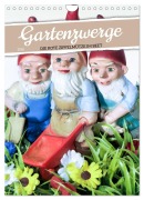 Gartenzwerge: Die rote Zipfelmütze im Beet (Wandkalender 2026 DIN A4 hoch), CALVENDO Monatskalender - Calvendo Calvendo