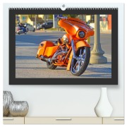 Cover-Bild zum Titel 'BEST OF HARLEY-DAVIDSON BAGGER-STYLE (hochwertiger Premium Wandkalender 2026 DIN A2 quer), Kunstdruck in Hochglanz' von 'Volker Wolf'