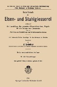 Cover-Bild zum Titel 'Handbuch der Eisen-und Stahlgiesserei' von 'Adolf Ledebur'