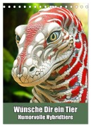 Cover-Bild zum Titel 'Wünsche Dir ein Tier - Humorvolle Hybridtiere (Tischkalender 2026 DIN A5 hoch), CALVENDO Monatskalender' von 'Liselotte Brunner-Klaus'