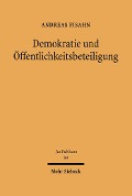 Cover-Bild zum Titel 'Demokratie und Öffentlichkeitsbeteiligung' von 'Andreas Fisahn'
