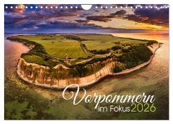 Cover-Bild zum Titel 'Vorpommern im Fokus (Wandkalender 2026 DIN A4 quer), CALVENDO Monatskalender' von 'Stefan Dinse'