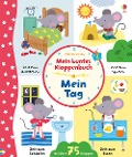 Cover-Bild zum Titel 'Mein buntes Klappenbuch: Mein Tag' von 'Holly Bathie'