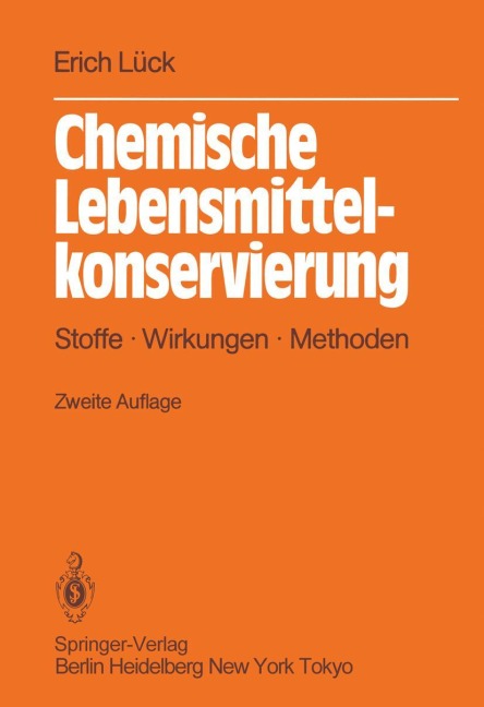 Chemische Lebensmittelkonservierung - Erich Lück