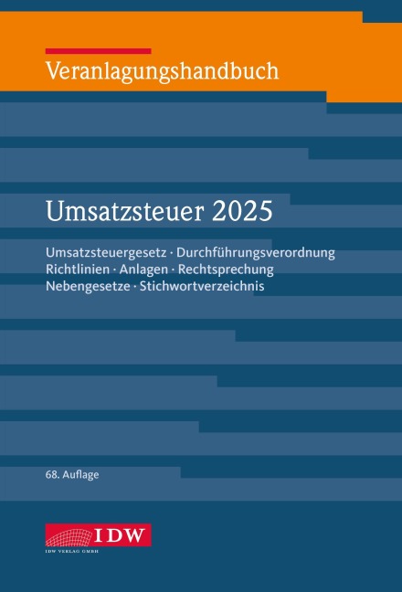Veranlagungshandbuch Umsatzsteuer 2025 - Werner Widmann