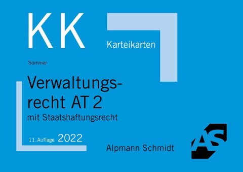 Karteikarten Verwaltungsrecht AT 2 - Christian Sommer