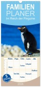 Cover-Bild zum Titel 'Familienplaner 2026 - Im Reich der Pinguine mit 5 Spalten (Wandkalender, 21 x 45 cm) CALVENDO' von 'Hans-Gerhard Pfaff'