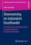 Cover-Bild zum Titel 'Showrooming im stationären Einzelhandel' von 'André Schneider'