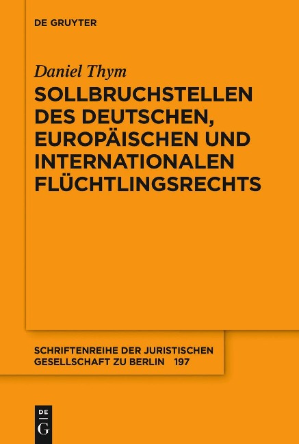 Sollbruchstellen des deutschen, europäischen und internationalen Flüchtlingsrechts - Daniel Thym