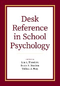 Cover-Bild zum Titel 'Desk Reference in School Psychology' von ''
