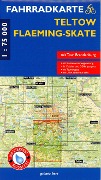 Cover-Bild zum Titel 'Fahrradkarte Teltow, Flaeming-Skate' von ''