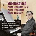 Cover-Bild zum Titel 'Klavierkonzerte 1 & 2/Klaviertrio 2/+' von 'Previn/Bernstein/Oistrach/New York Philharmonic'