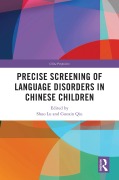 Cover-Bild zum Titel 'Precise Screening of Language Disorders in Chinese Children' von ''