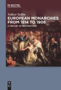 Cover-Bild zum Titel 'European Monarchies from 1814 to 1906' von 'Volker Sellin'