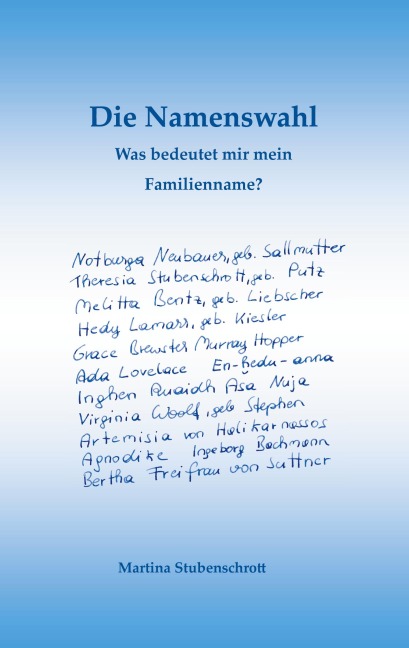 Die Namenswahl - Martina Stubenschrott