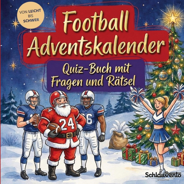 Football-Adventskalender: Quiz-Buch mit Fragen und Rätsel - Schlauvento Interactive