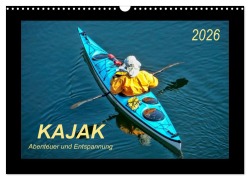 Cover-Bild zum Titel 'Kajak - Abenteuer und Entspannung (Wandkalender 2026 DIN A3 quer), CALVENDO Monatskalender' von 'Peter Roder'