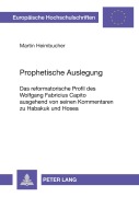 Cover-Bild zum Titel 'Prophetische Auslegung' von 'Martin Heimbucher'