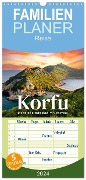 Familienplaner 2024 - Korfu - Die paradiesische Insel im Mittelmeer. mit 5 Spalten (Wandkalender, 21 x 45 cm) CALVENDO - Sf Sf