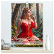 Cover-Bild zum Titel 'Spicy Fantasy - Märchen für Erwachsene (hochwertiger Premium Wandkalender 2026 DIN A2 hoch), Kunstdruck in Hochglanz' von 'Sell Pixs:Sell'