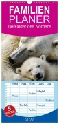 Cover-Bild zum Titel 'Familienplaner 2027 - Tierkinder des Nordens mit 5 Spalten (Wandkalender, 21 x 45 cm) CALVENDO' von 'Daniela Tapper'