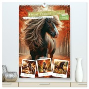 Cover-Bild zum Titel 'Gypsy Vanner Tinker - die majestätische Schönheit der Tinker-Pferde (hochwertiger Premium Wandkalender 2026 DIN A2 hoch), Kunstdruck in Hochglanz' von 'Marco Warstat'