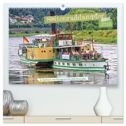 Cover-Bild zum Titel 'Seitenraddampfer - In Sachsen von Königstein bis Bad Schandau (hochwertiger Premium Wandkalender 2026 DIN A2 quer), Kunstdruck in Hochglanz' von 'Holger Felix'