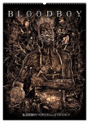 Cover-Bild zum Titel 'BLOODBOY/ HORROR ILLUSTRATION V1 (Wandkalender 2026 DIN A2 hoch), CALVENDO Monatskalender' von 'Bloodboy Bloodboy'