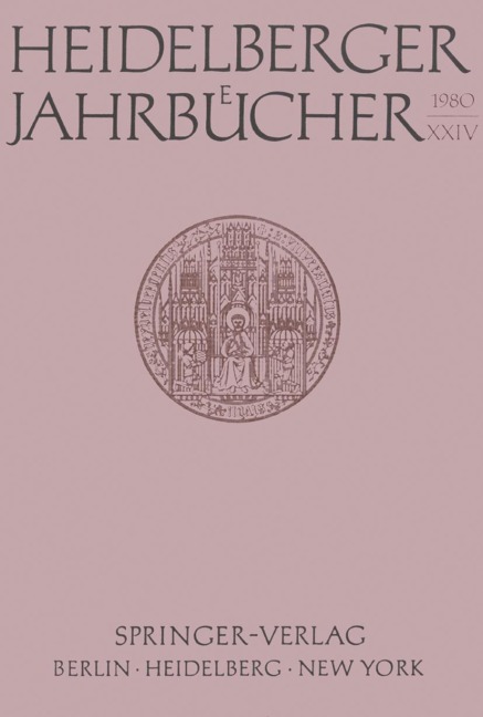 Heidelberger Jahrbücher - 
