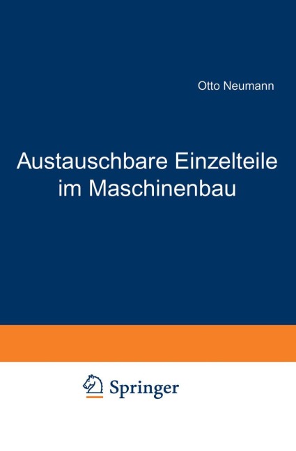 Austauschbare Einzelteile im Maschinenbau - Neumann Neumann