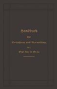 Cover-Bild zum Titel 'Handbuch der Verfassung und Verwaltung in Preußen und dem Deutschen Reiche' von 'Robert Achille Friedrich Hermann Hue De Grais'