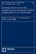Cover-Bild zum Titel 'Die Durchsetzung menschenrechtlicher Sorgfaltspflichten von Unternehmen' von ''
