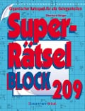 Cover-Bild zum Titel 'Superrätselblock 209 (5 Exemplare à 4,99 EUR)' von 'Eberhard Krüger'