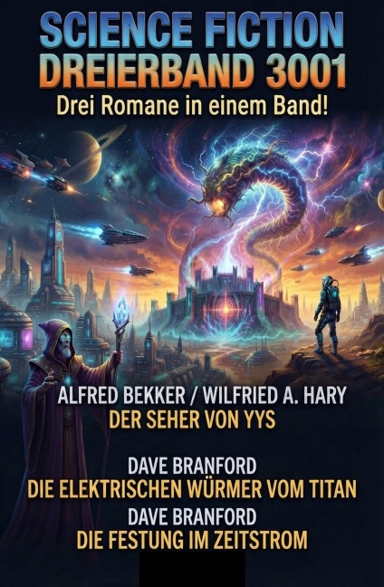 Science Fiction Dreierband 3001 - Drei Romane in einem Band! - Alfred Bekker, Dave Branford, Wilfried A. Hary