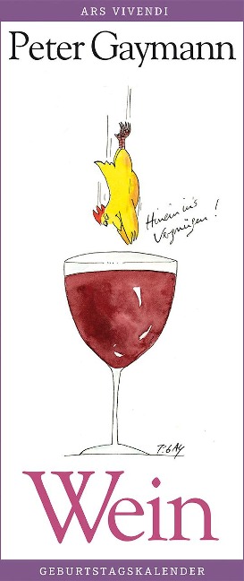 Geburtstagskalender Wein - Peter Gaymann