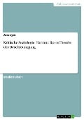 Cover-Bild zum Titel 'Kritische Soziologie. Hartmut Rosas Theorie der Beschleunigung' von ''