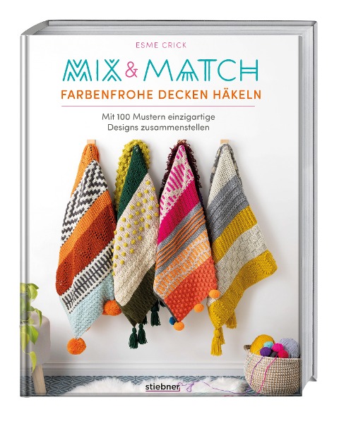 Mix & Match Farbenfrohe Decken häkeln - Esme Crick