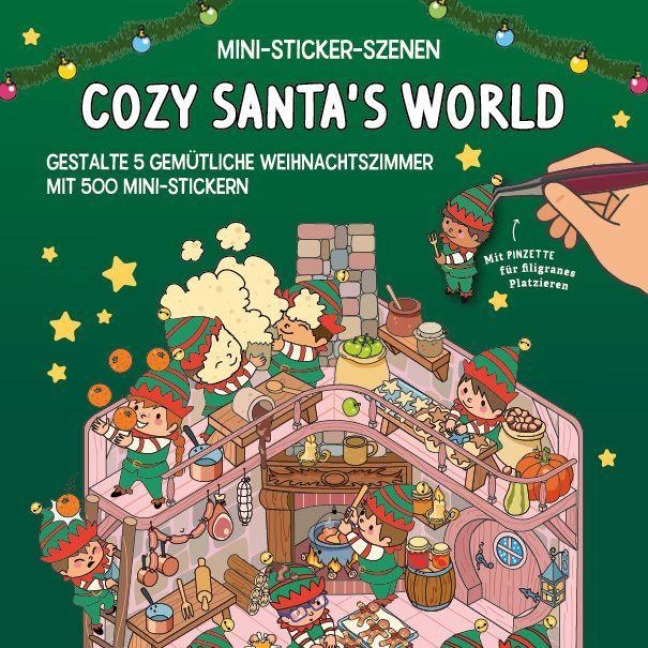 Mini-Sticker-Szenen - Cozy Santa's World I 3D-Sticker - 