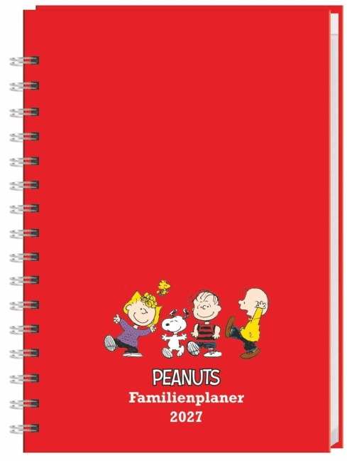 Peanuts Familienplaner-Buch A5 2027 - 
