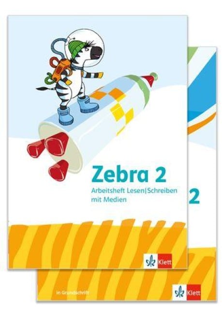 Zebra 2. Paket: Arbeitsheft Sprache in Grundschrift und  Arbeitsheft Lesen/Schreiben Klasse 2 - 