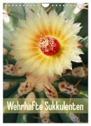 Cover-Bild zum Titel 'Wehrhafte Sukkulenten (Wandkalender 2026 DIN A4 hoch), CALVENDO Monatskalender' von 'Gisela Kruse'