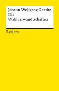 Die Wahlverwandtschaften - Johann Wolfgang Goethe