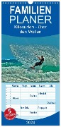 Familienplaner 2024 - Kitesurfen - über den Wellen mit 5 Spalten (Wandkalender, 21 x 45 cm) CALVENDO - Peter Roder