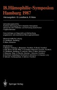 Cover-Bild zum Titel '18. Hämophilie-Symposion Hamburg 1987' von ''