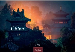 Cover-Bild zum Titel 'China Kalender 2026 - Wandkalender | Fotokalender Asien 24x35cm - Wundervolle Landschaften | Tradition und Moderne in 12 faszinierenden Fotos' von ''
