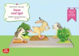 Cover-Bild zum Titel 'Hase und Igel. Erzählschienen-Figurenset' von 'Brüder Grimm'