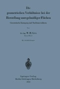 Cover-Bild zum Titel 'Die geometrischen Verhältnisse bei der Herstellung unregelmäßiger Flächen' von 'Willi Hans Gres'