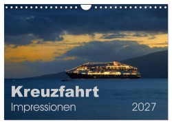 Cover-Bild zum Titel 'Kreuzfahrt Impressionen (Wandkalender 2027 DIN A4 quer), CALVENDO Monatskalender' von 'Uwe Bade'
